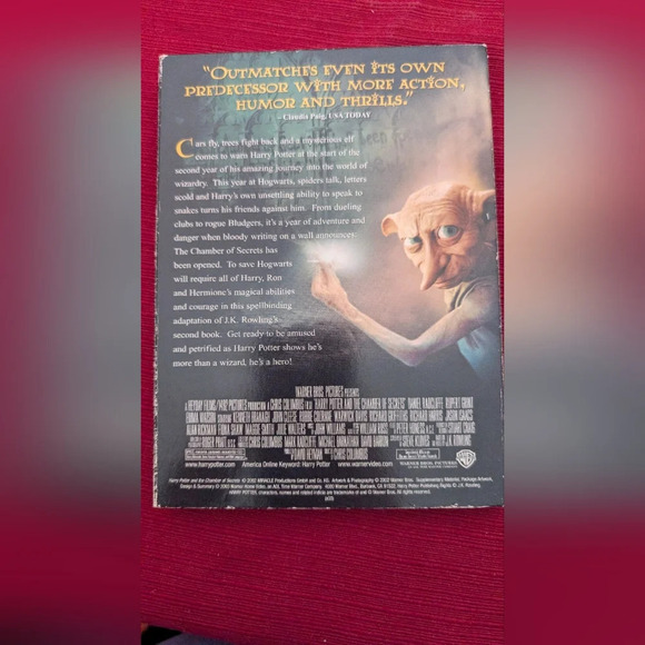 Harry Potter And The Chamber Of Secrets DVD (EUC) - Picture 2 of 4